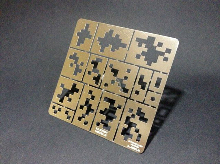 1/35 Modern AFV Digital Camo Stenciling Template Model Building Tool AJ0013