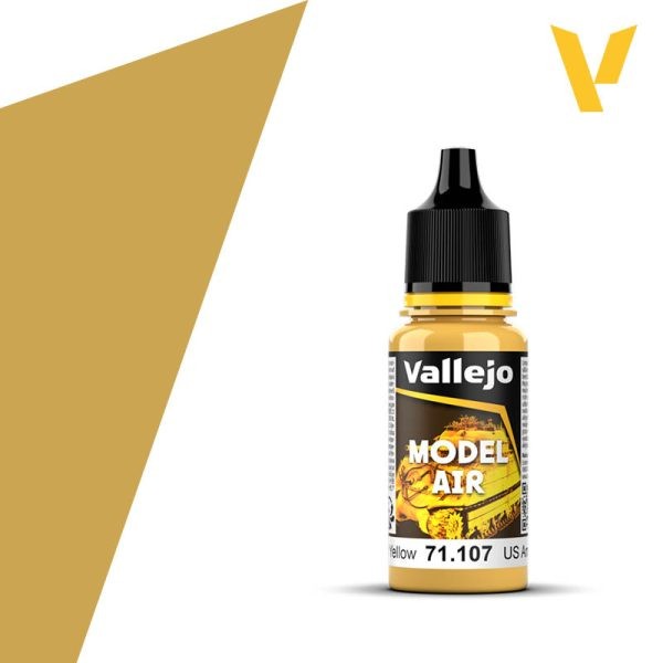 Vallejo Model Air 71.107 US Interior Yellow 18ml