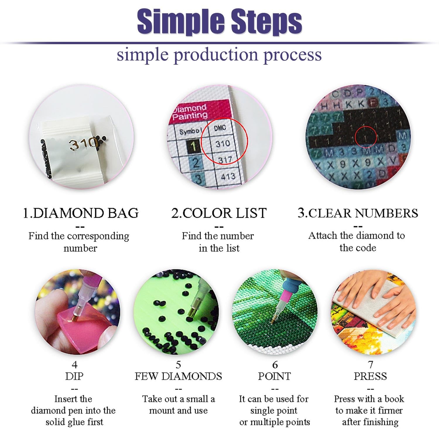 Halloween Witch’s Broom Diamond Painting Kits for Adults,5D DIY Full Drill Diamo