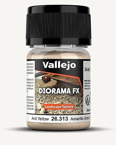 Vallejo Arid Yellow 0.1-0.6mm Landscape Dio FX – #26313