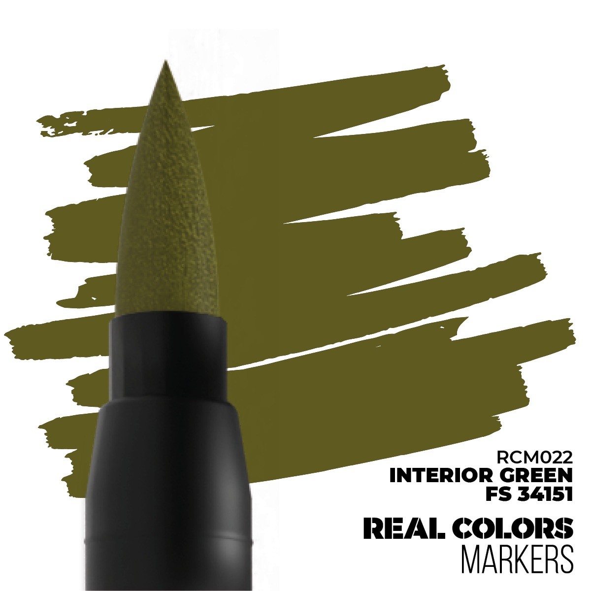 AK #RCM022 Real Colors Acrylic Marker Interior Green FS34151