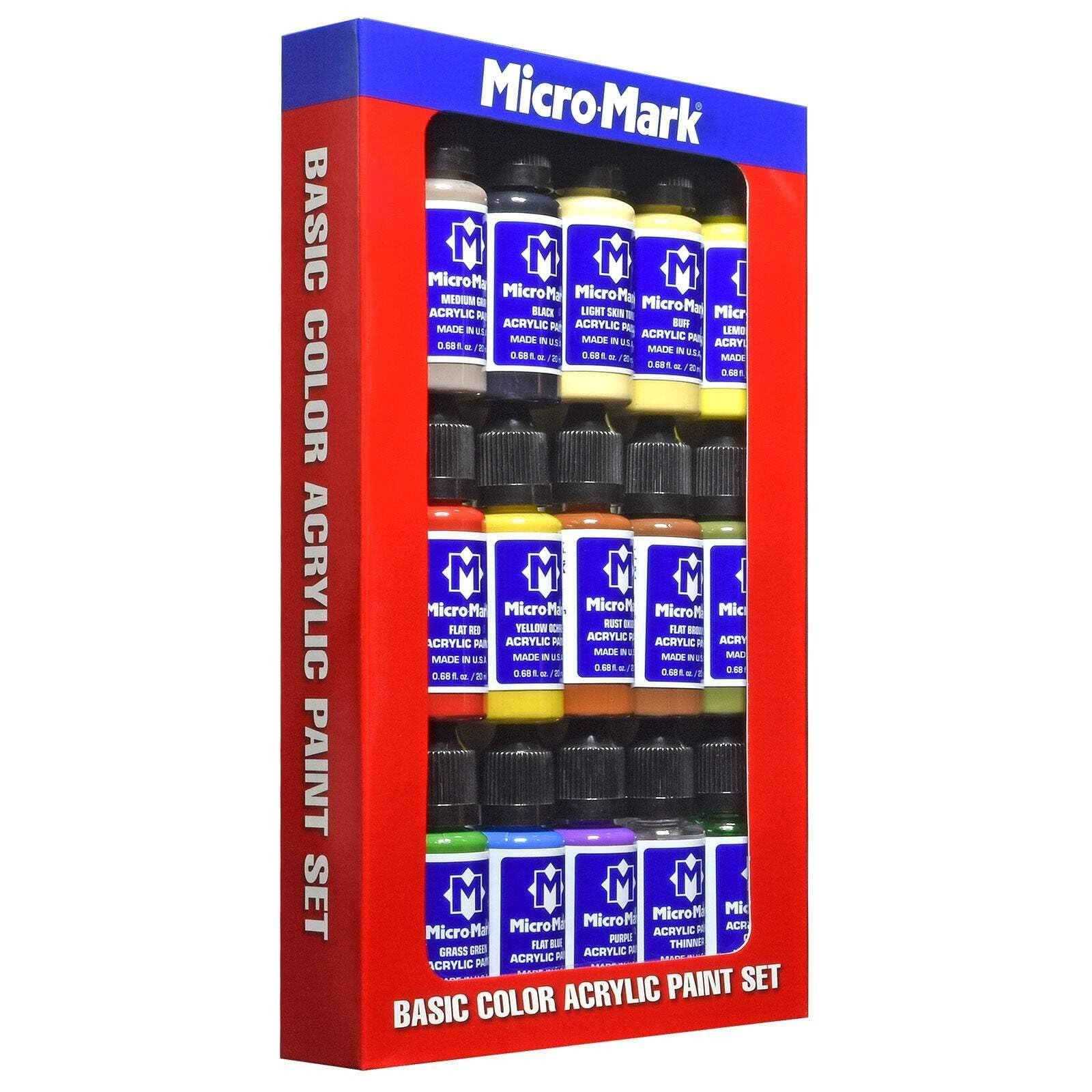 Basic Color Model Paint Set Versatile Models Miniatures Crafts Acrylic Hobby