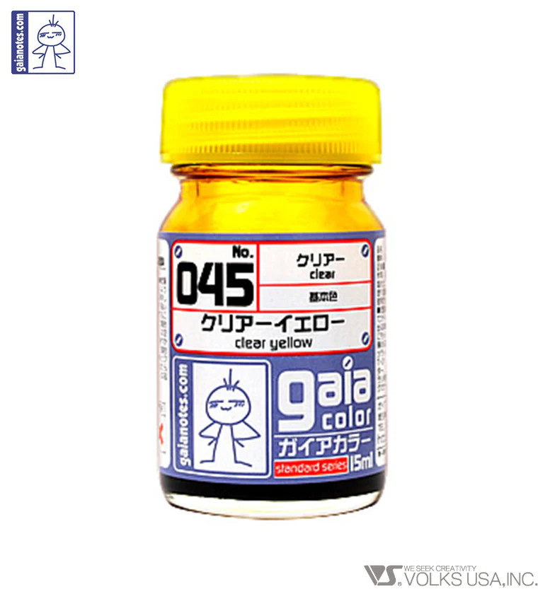 Gaia Color Lacquer GC045 Clear Yellow 15ml