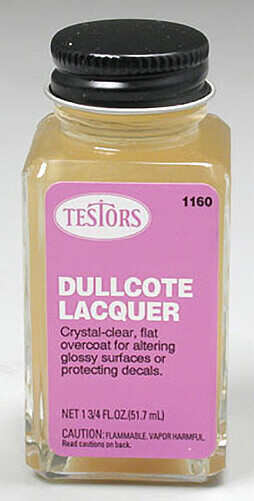 Testors Lacquer 1-3/4oz Dullcote 1160X