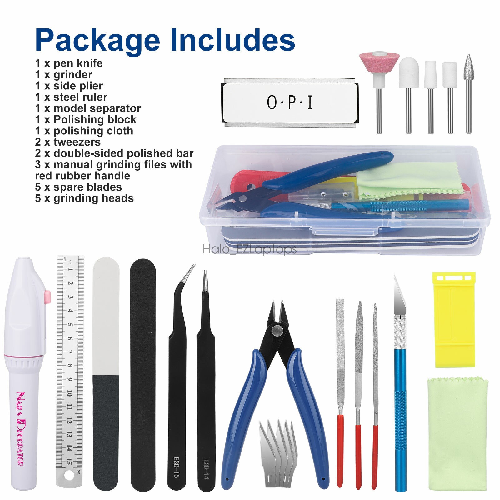 24Pcs Model Building Tool Kit Gundam Car Vehicle Craft Assembly Tools