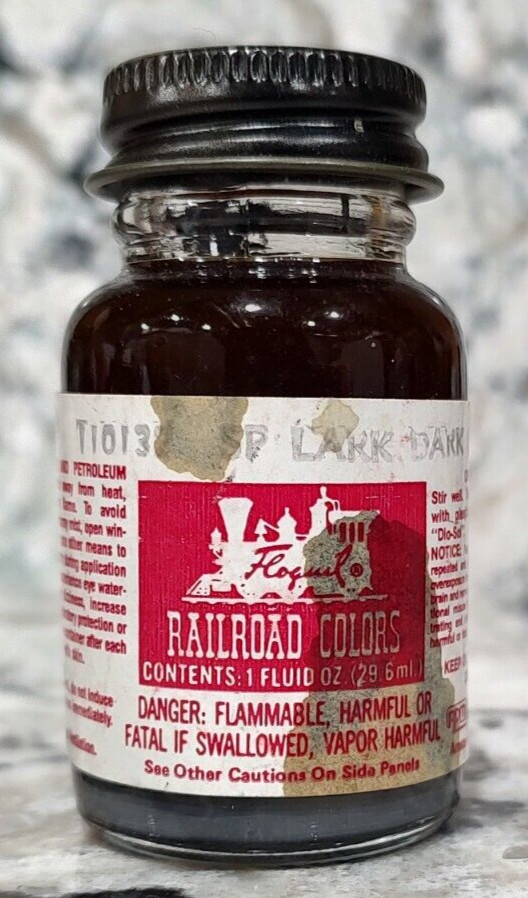 FLOQUIL RAILROAD COLORS MODEL PAINT 1 oz 1 OUNCE – SP LARK DARK GREY