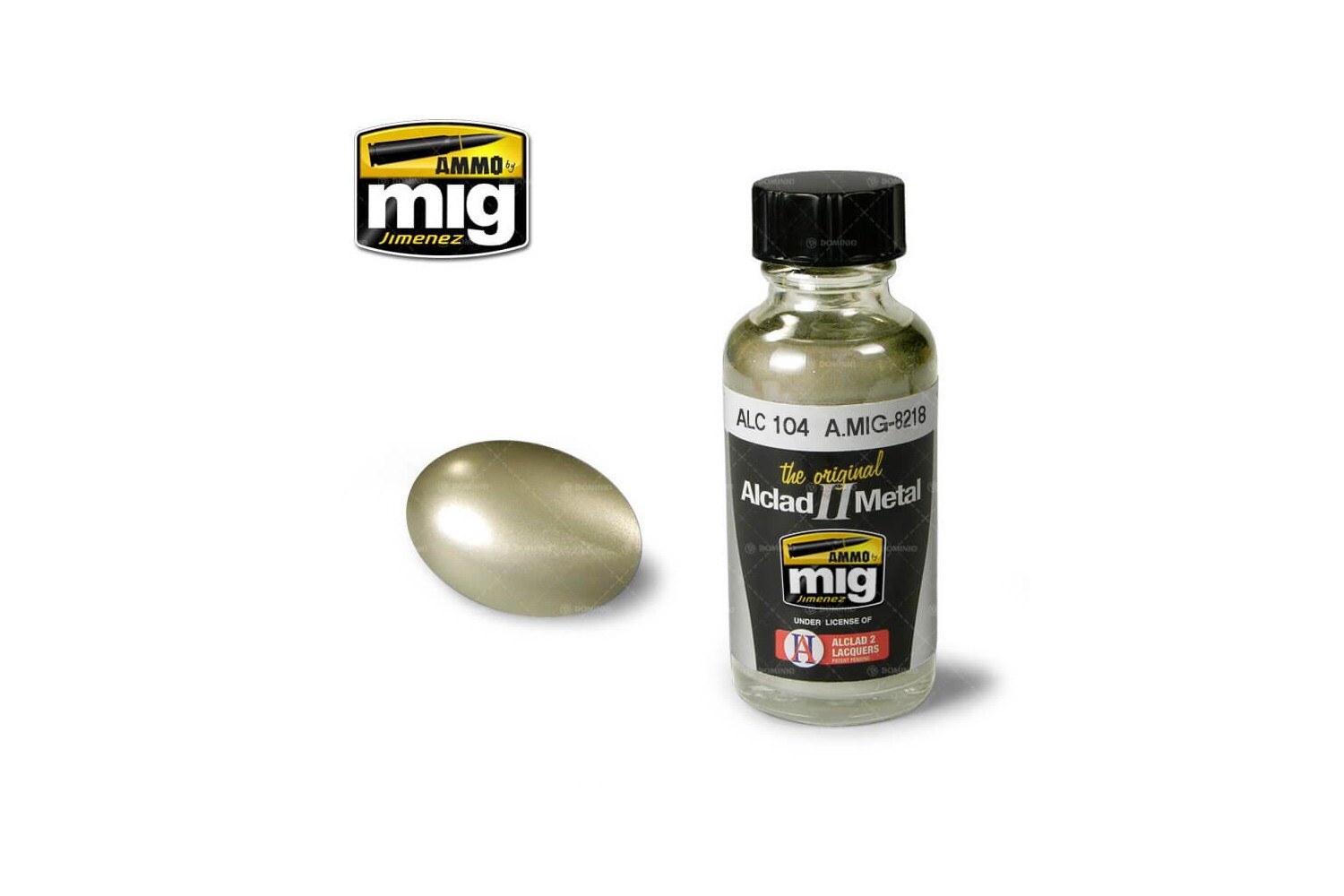 Ammo Mig Pale Burnt Metal Alclad Metallic Paint ALC104 30ml