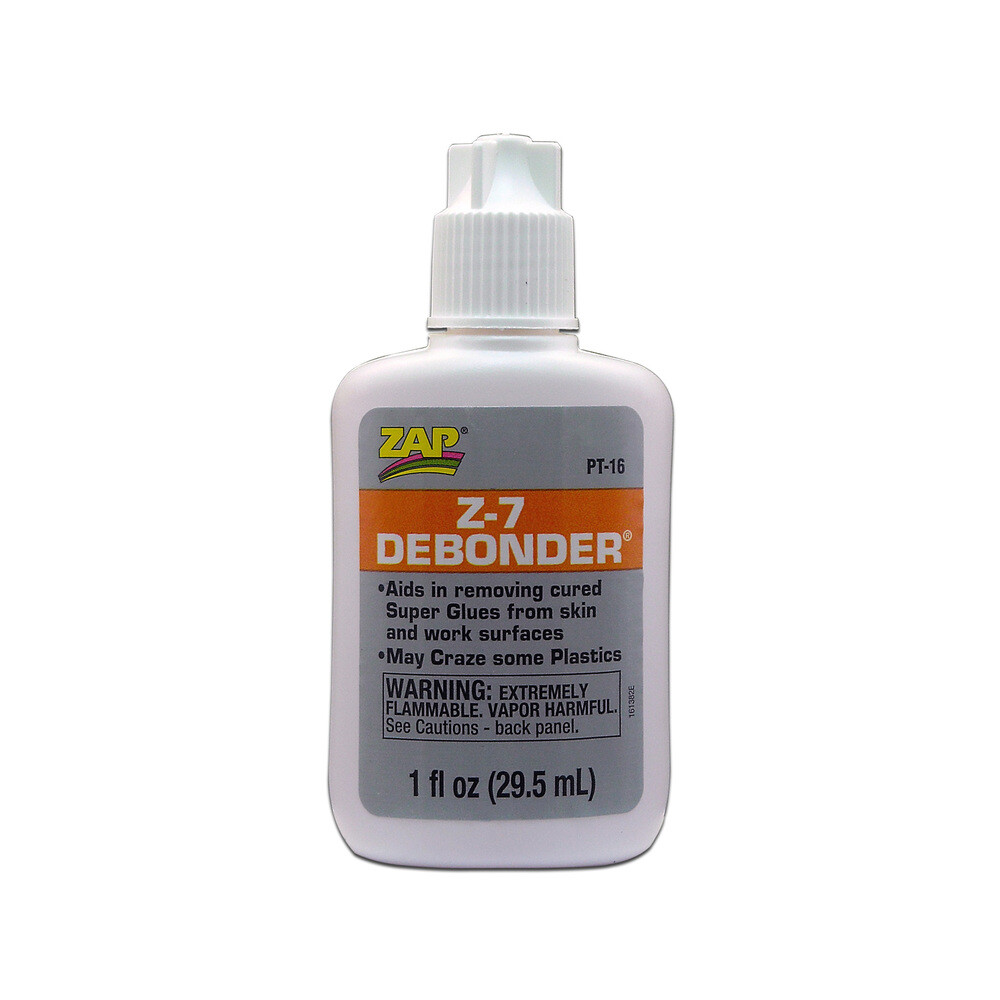 ZAP PT16 Z-7 CA (Cyanoacrylate) Debonder (1 fl oz / 29.5ml)