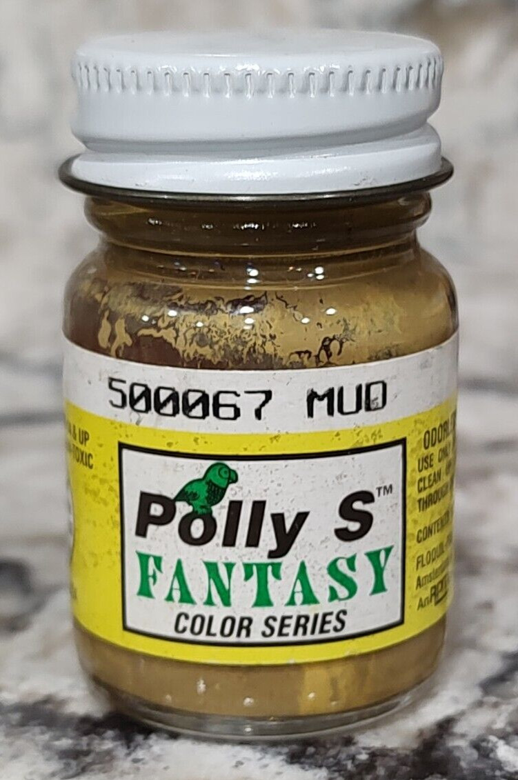 FLOQUIL POLLY S SCALE MODEL and FANTASY COLORS PAINT .5oz .5 OUNCE – MUD