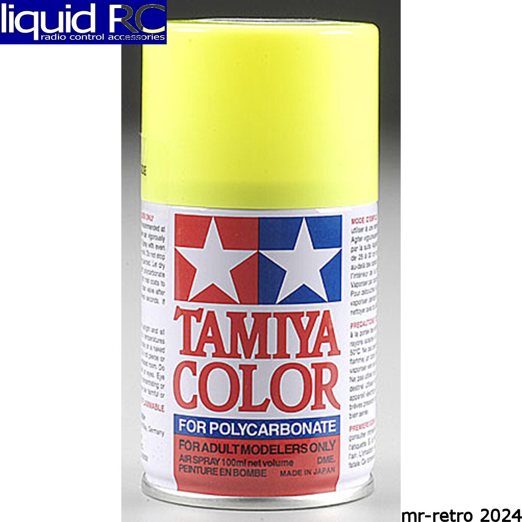 Tamiya USA TAM86027 PS-27 Fluorescent Yellow Spray 100 ml