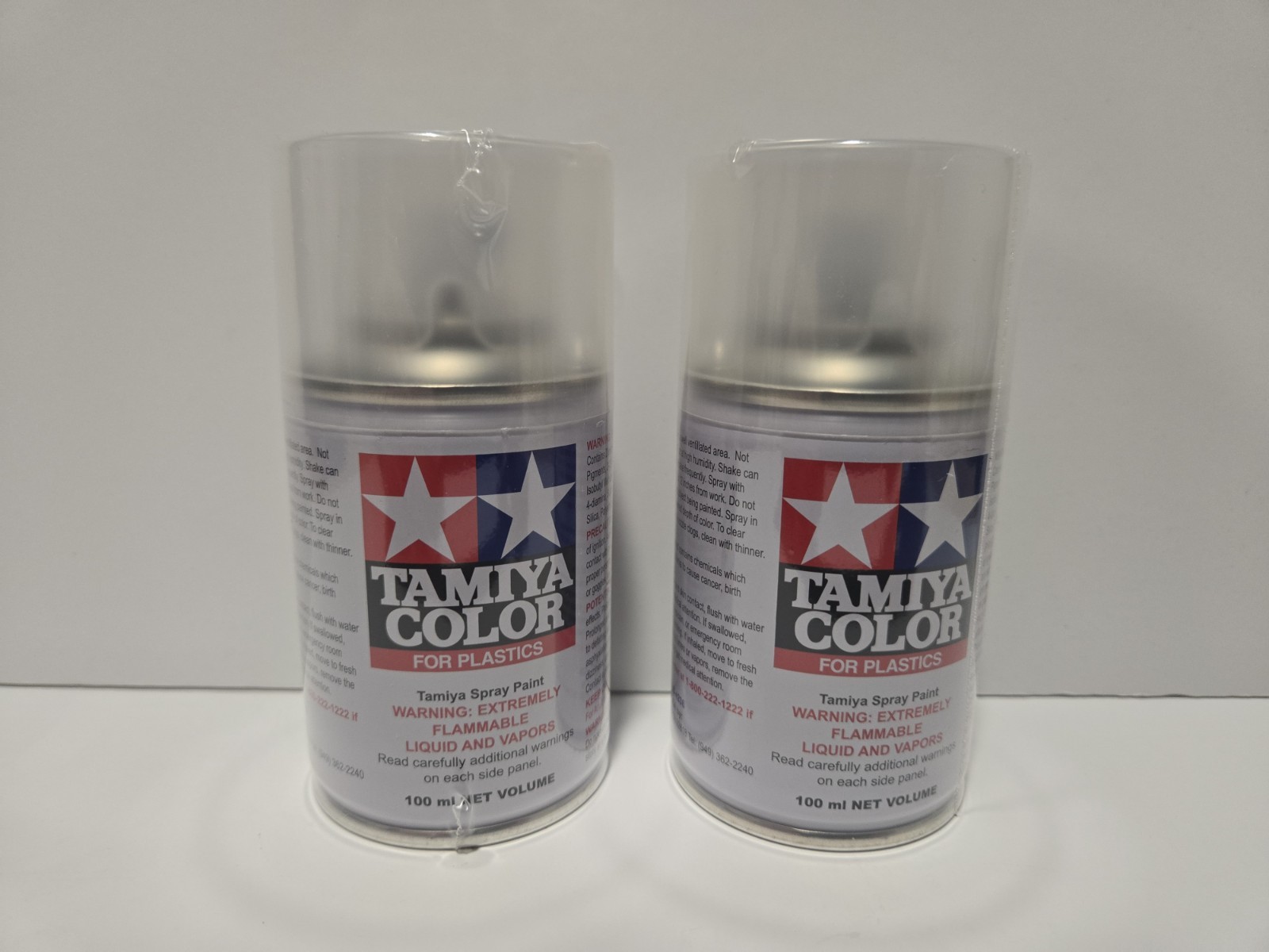 2 PACK Tamiya TS-79 TS79 Semi Gloss Clear Spray Lacquer Paint 85079