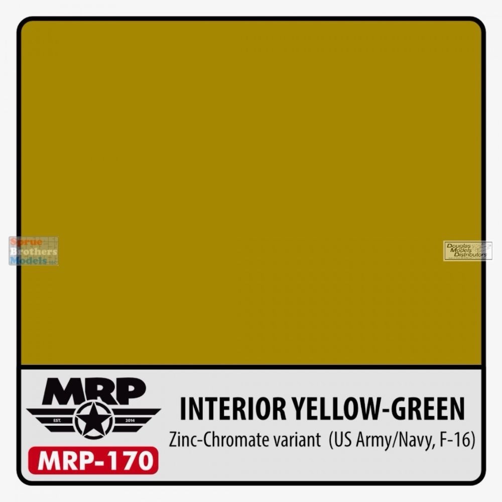 MRP #MRP170 Interior Yellow-Green Zinc Chromate 30ml