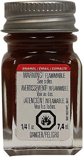 Testors Brown 1/4 oz – Hobby and Model Enamel Paint – #1140