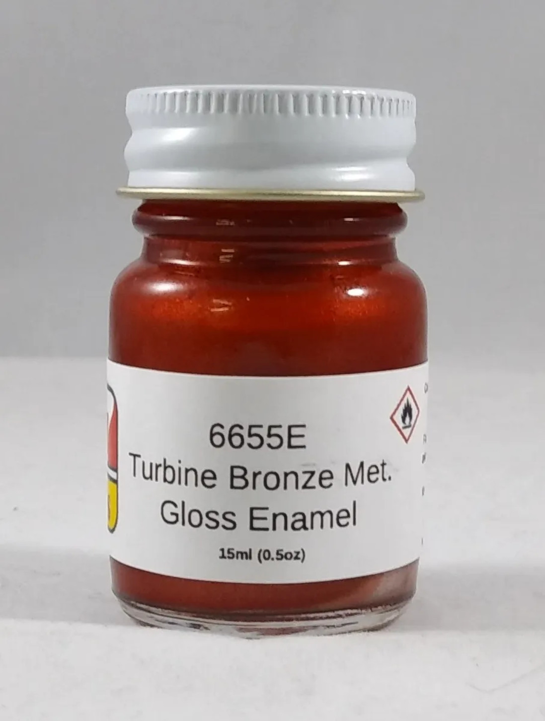 MCW Finishes 6655E Turbine Bronze Met. Enamel Model Paint for Auto
