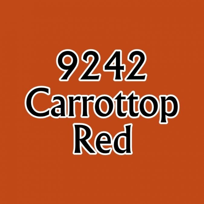 CARROTTOP RED Reaper Miniatures Master Series Paints REM09242 (0.5 oz Bottle)