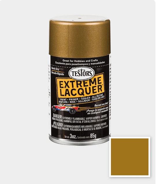 Testors 1847MT Spray Lacquer Bronze 3 oz