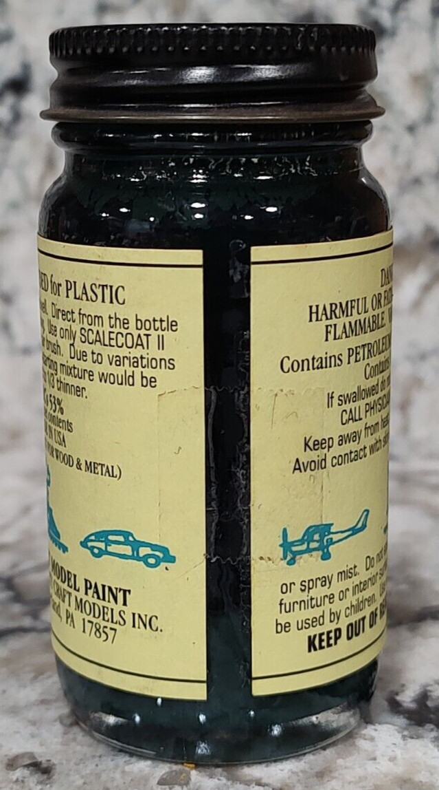 SCALECOAT II MODEL RAILROAD PAINT – 2oz 2 OUNCE – BNSF GREEN #S2079