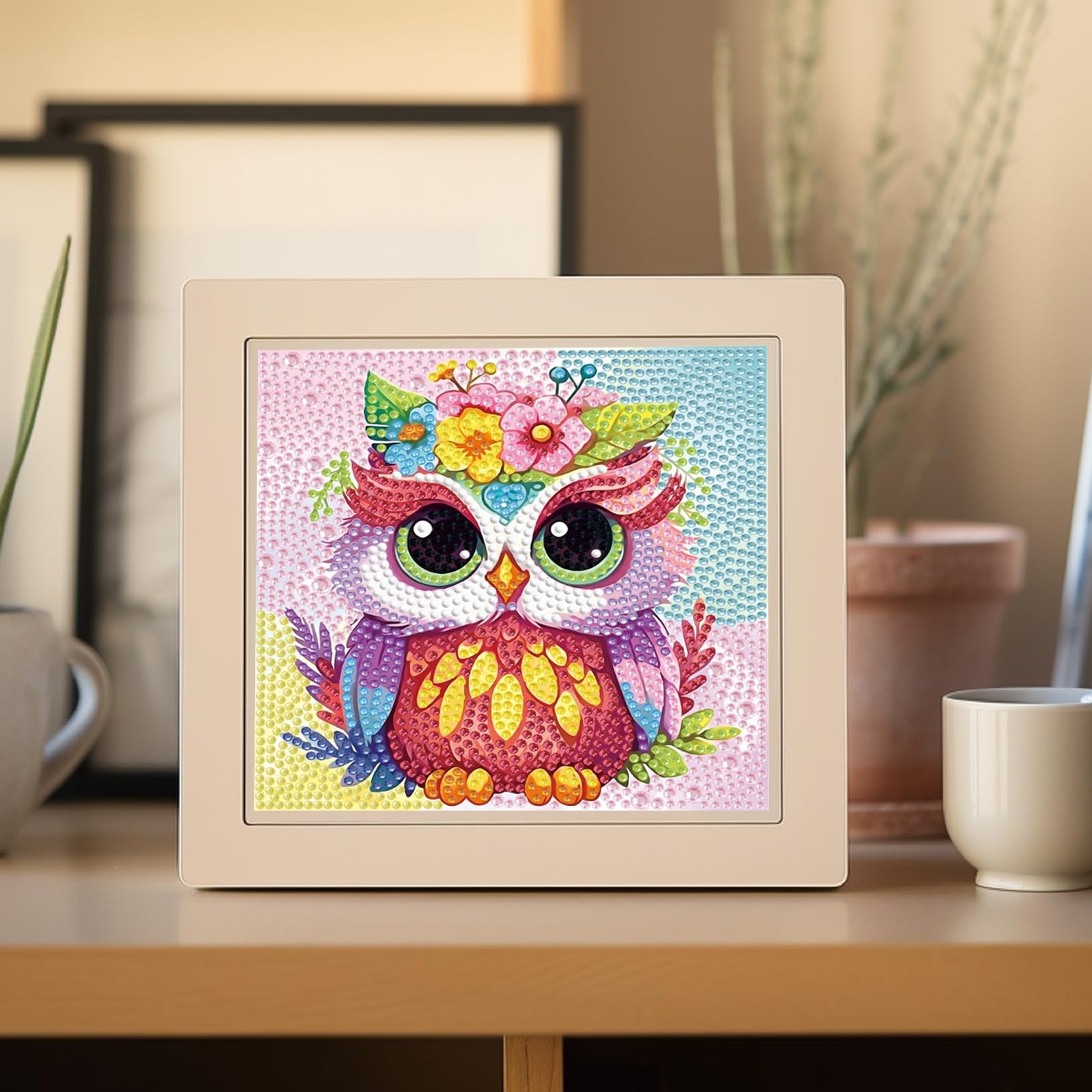 CCGUNANMAOYICC 4 Pieces Diamond Painting Kits for Adults – 6×6 inch, Animal