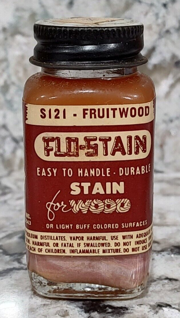 FLOQUIL FLO-STAIN for WOOD MODEL PAINT / STAIN – 1 1/5 oz OUNCE – S121 FRUITWOOD
