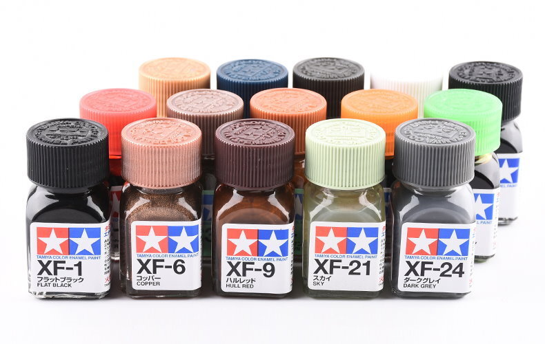 Tamiya Color Enamel Paint Flat 80301-80385 XF-1 to XF-85 (10ml) Multiple Options