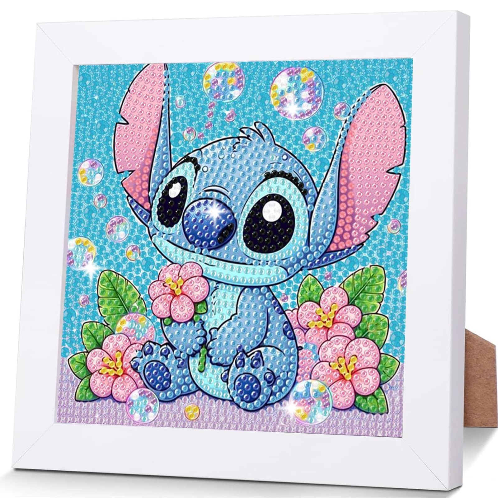 Gearock Diamond Art Kits for Adults, Small 5D 7″ x 7″, Cartoon, Flower