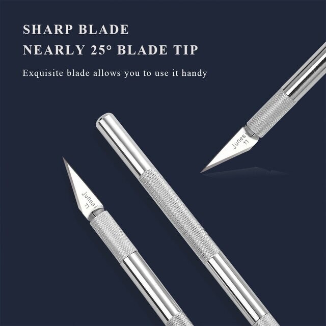 7PC Hobby Exacto Knife For X-Acto Blades Set For Wrap Craft Tool Vinyl PPF Film