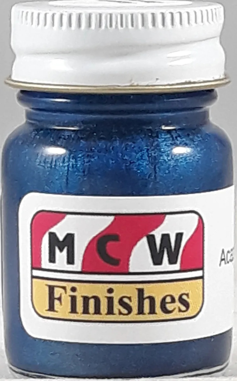 MCW Finishes 6730E Acapulco Blue Met. Enamel Model Paint for Auto