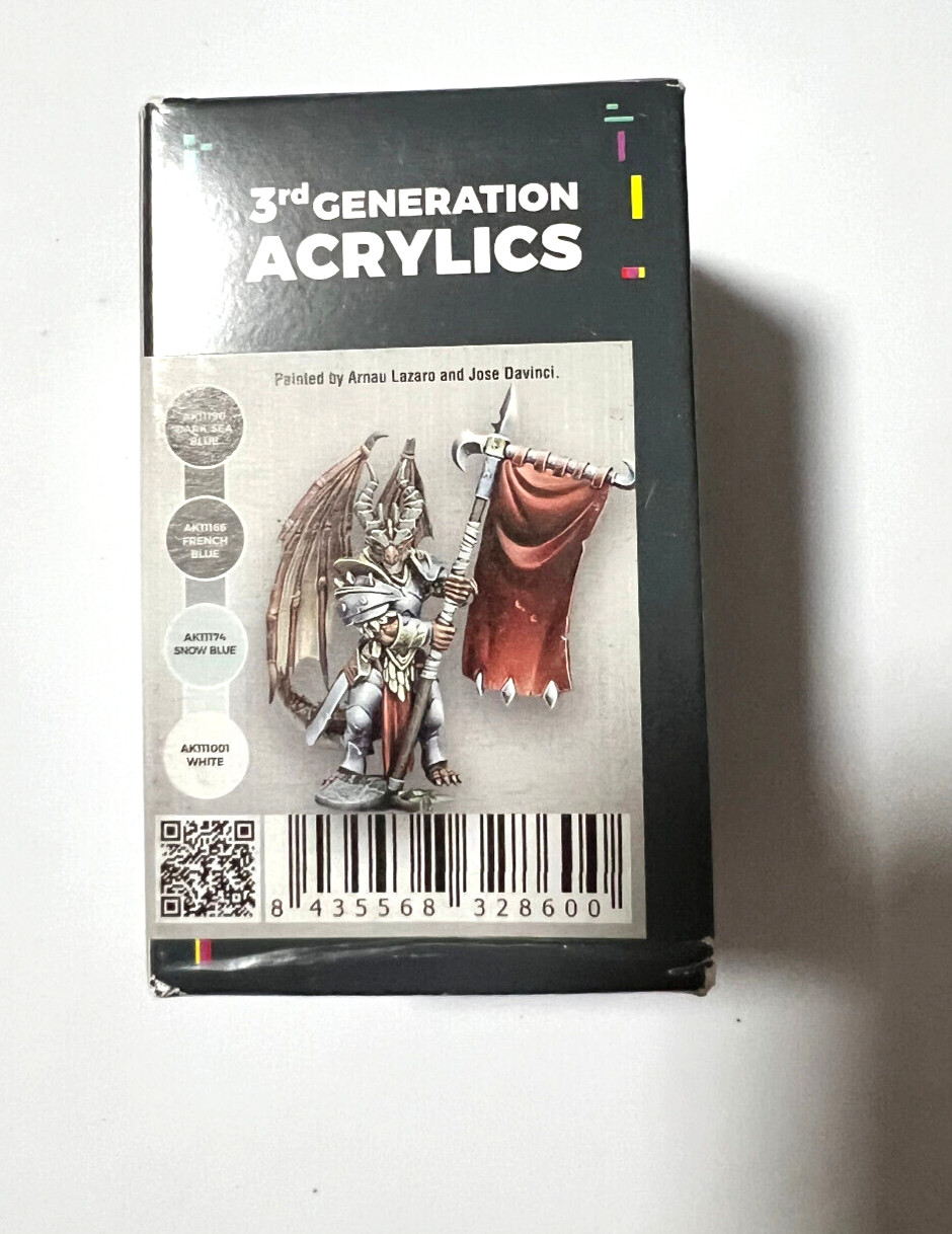 AK INTERACTIVE 3G ACRYLICS SET – NON METALLIC METAL SILVER