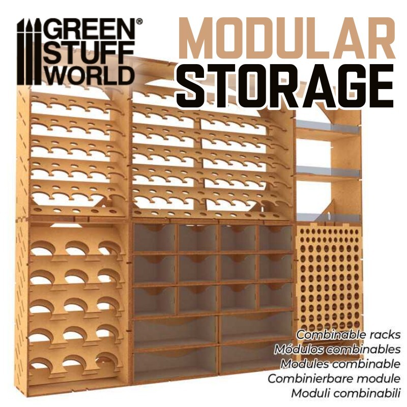Green Stuff World: Modular Storage – Brush | Paint | Tool – Racks