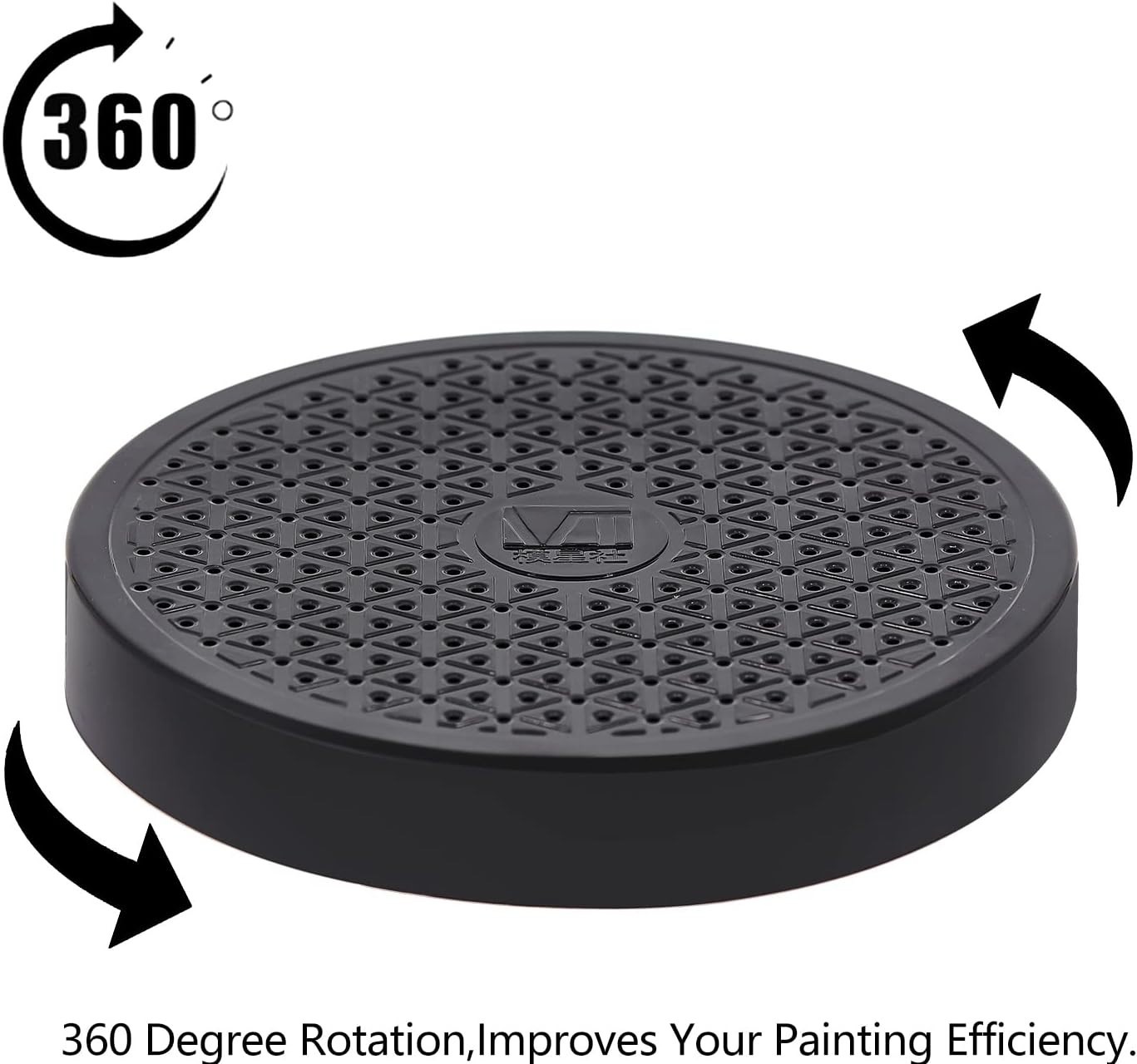Compact 360-Degree Painting Base Holder & Alligator Clips – No Assembly Required