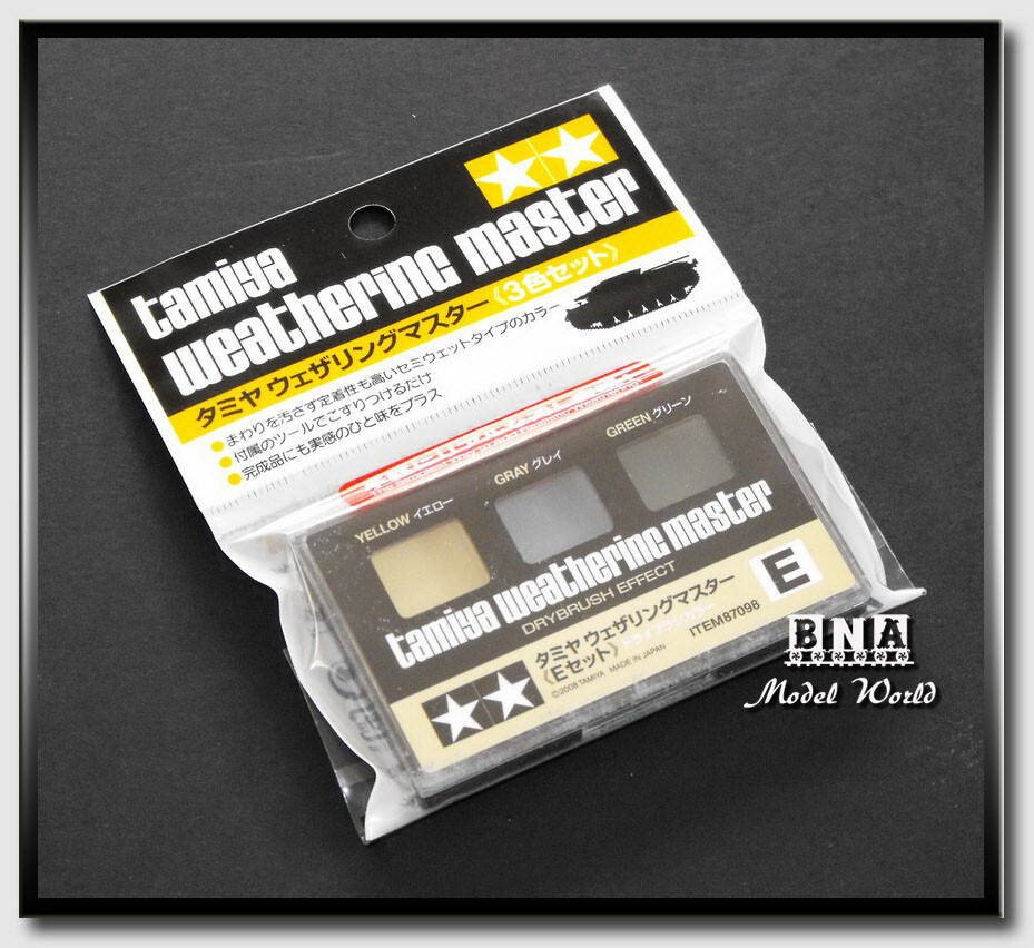 Weathering Master Set E – Dry Brush (Yellow Grey Green) #87098