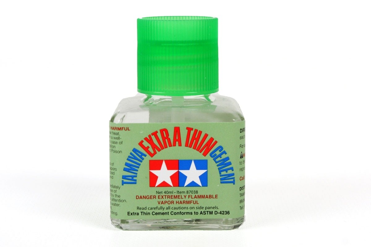 Tamiya Extra-Thin Cement TAM87038 40 ml Plastic Modeling Glue