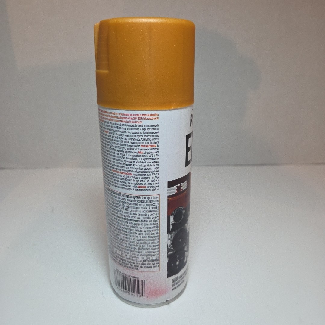 Rust-Oleum 11oz Metallic Copper Engine Enamel Spray Paint, Glossy, 500°F