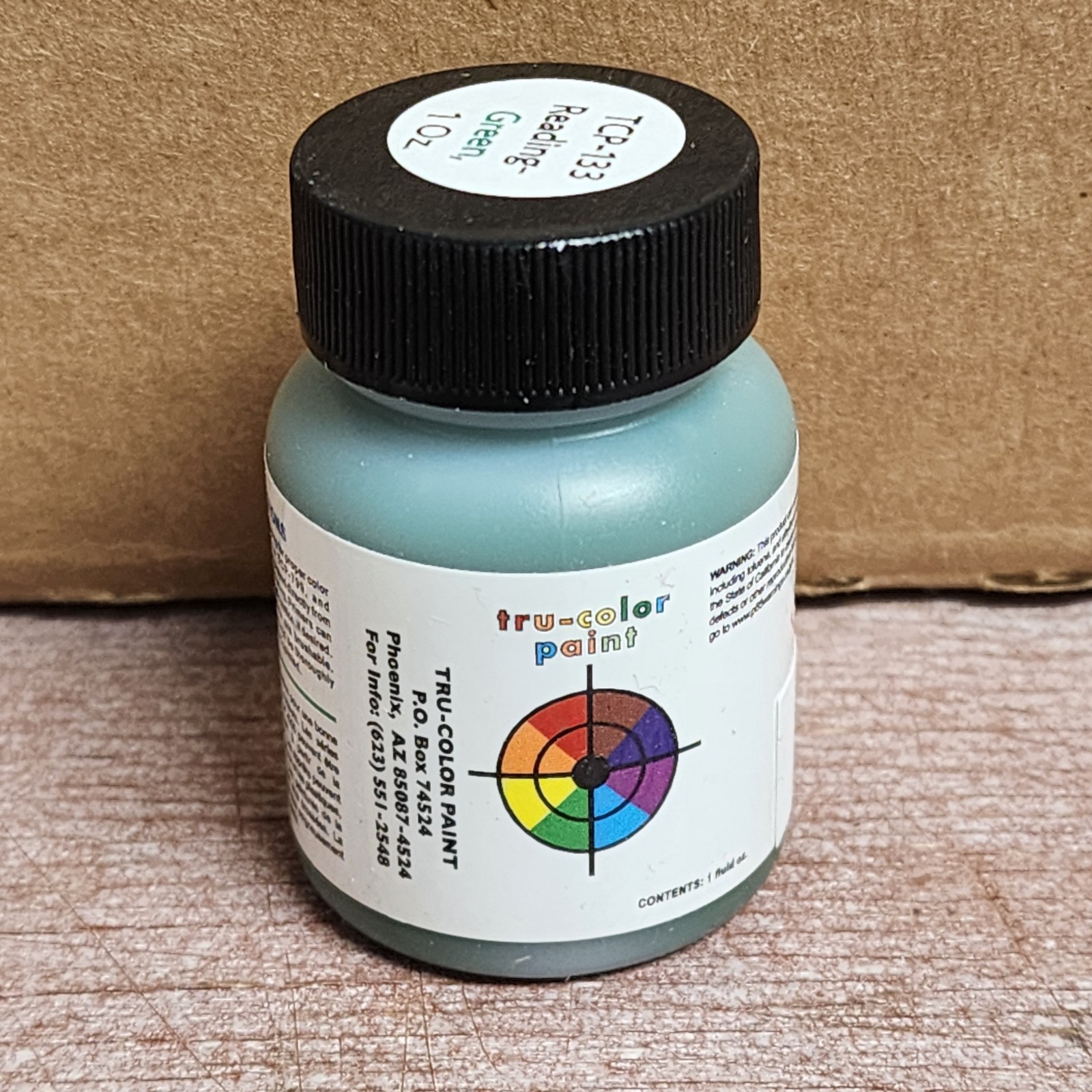 Tru Color Paint TCP 133 – Reading Green – Model Railroad 1 oz bottle