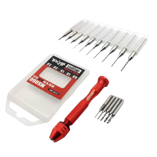 Precision Hand Drill Set Mini for Hobby Tool Carving DIY Model Making9J