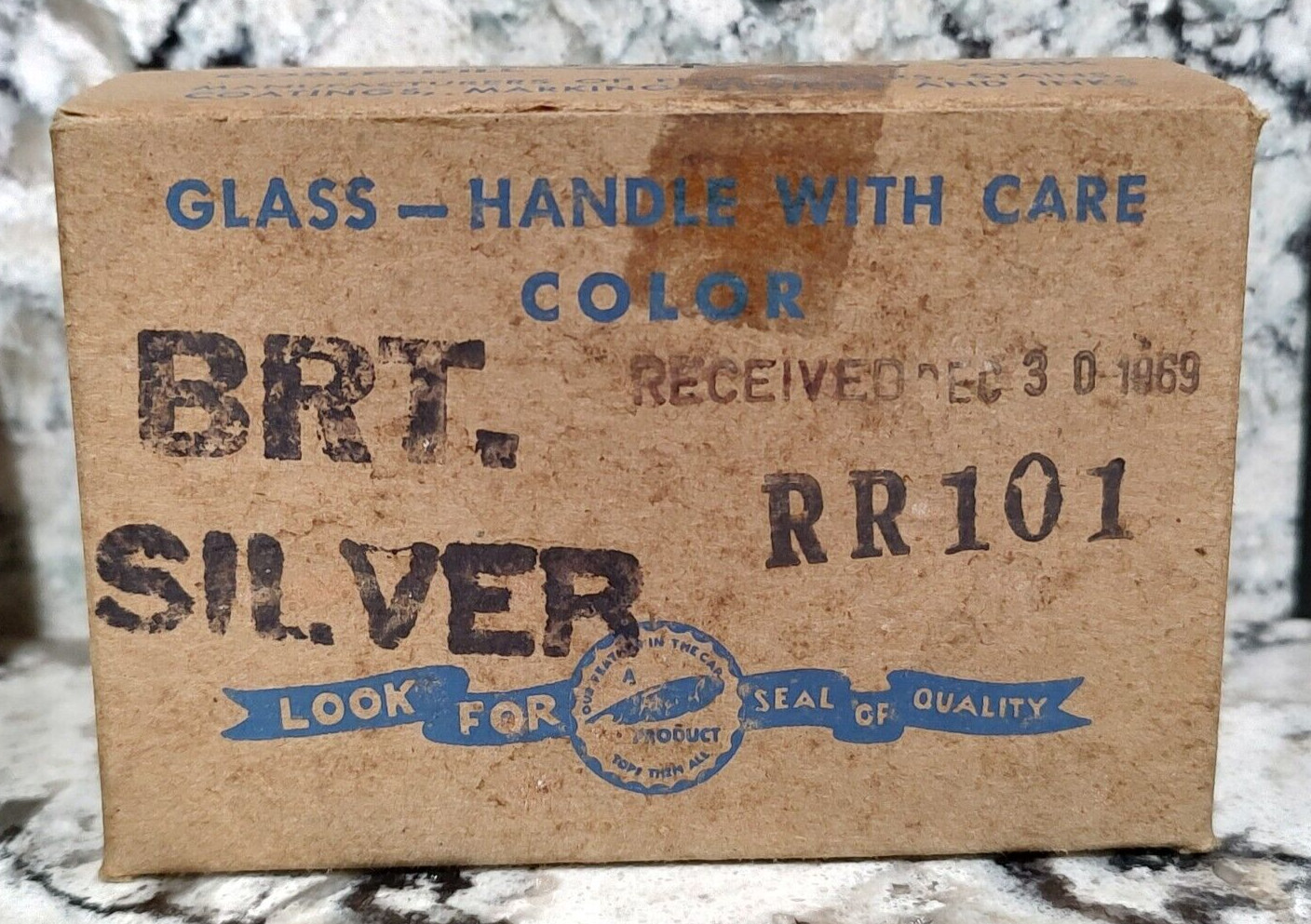 FLOQUIL RAILROAD COLORS MODEL PAINT – 1 1/5 oz OUNCE – RR101 BRIGHT SILVER 1969!