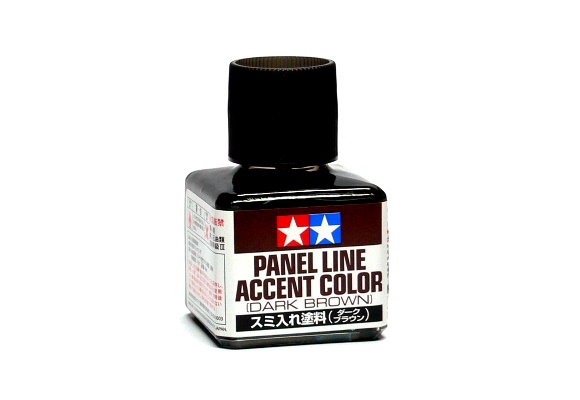 Tamiya Model Paints & Finishes Panel Line Accent Color Dark Brown 87140