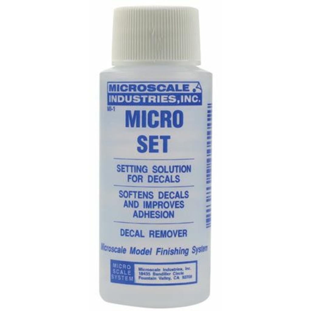 Microscale BMF129 Micro Set Decal Setting Solution 1FlOz 1, Multicoloured
