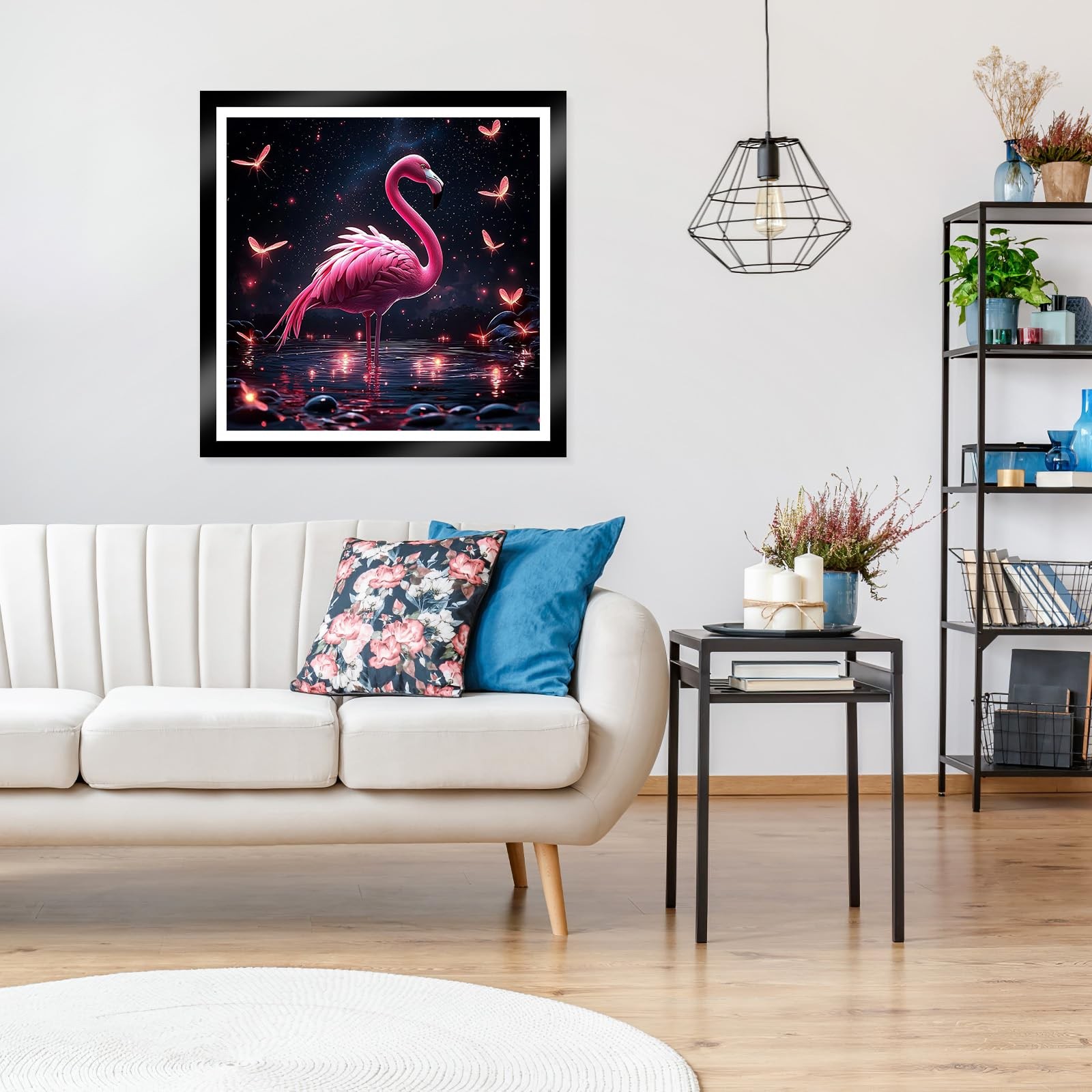 MOGTAA Flamingos Diamond Art, 12X12 Inch,