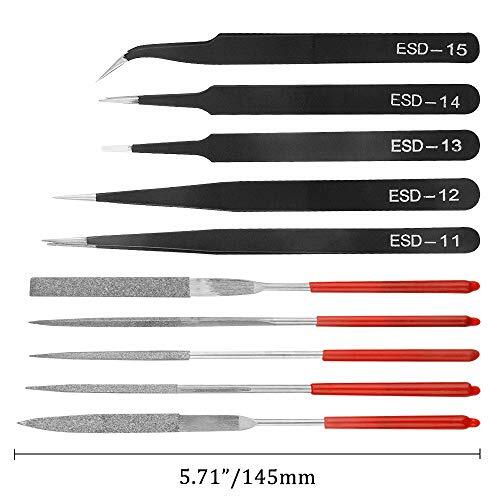 28 PCS Modeler Basic Tools Craft Set, Plastic Box Hobby Model Assemble Building
