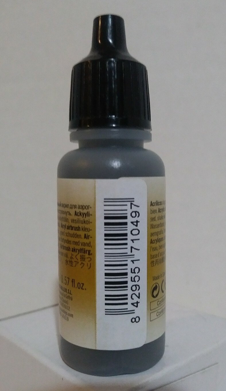 Vallejo Model Air acrylic paint 71.049, Sea Grey.