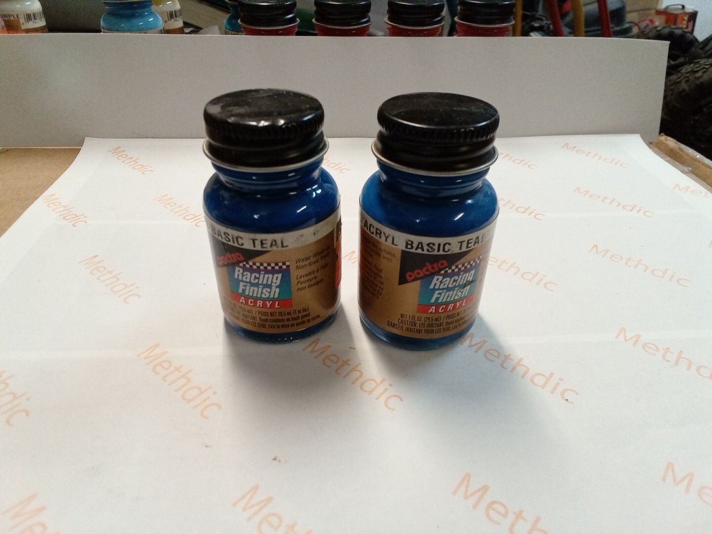 Pactra Racing Finish Acryl RC5108 Basic Teal Lot Of 2