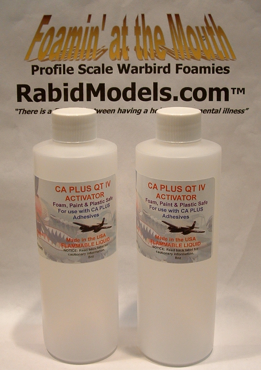 TWO 8oz BOTTLES FOAM SAFE Hyperbond ACCELERATOR/Kicker/Activator-for all CA glue