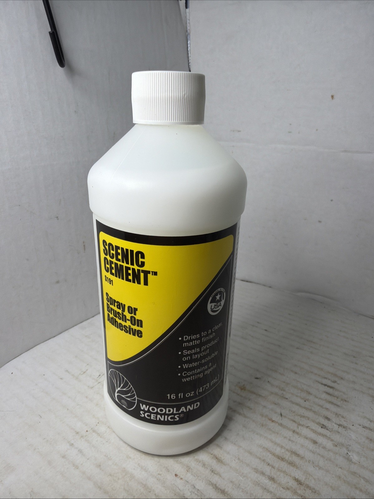 Woodland Scenics Scenic Cement Adhesive S191 New Sealed Lm