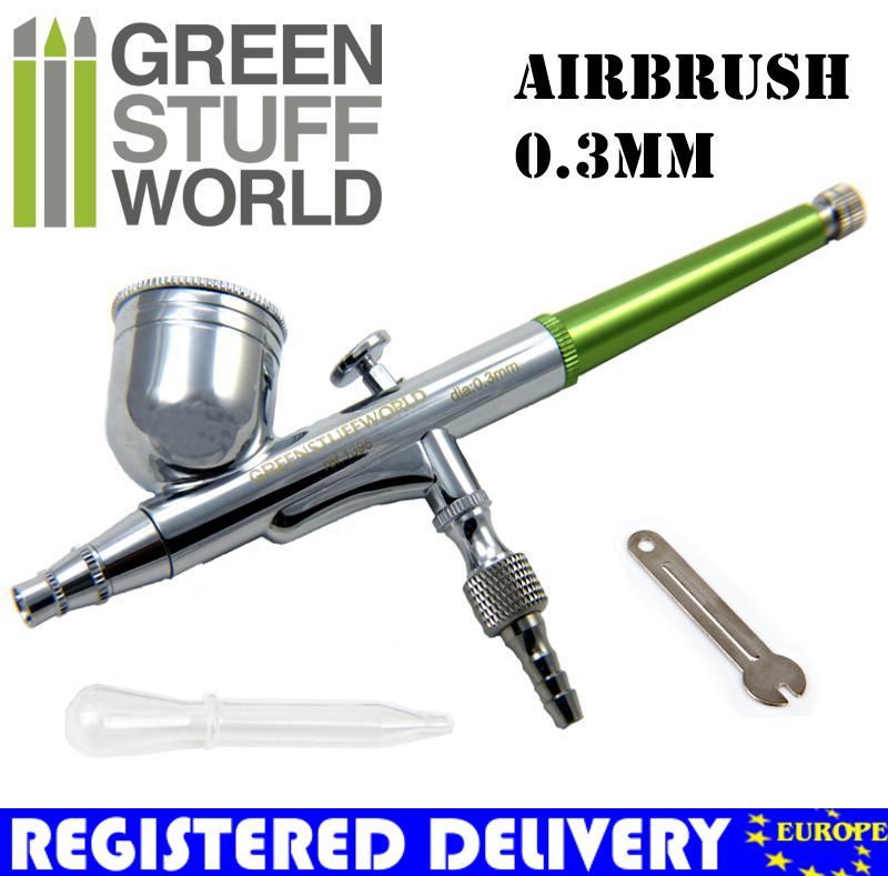 Dual-action GSW Airbrush 0.3mm, Painting Tools, model color, brush, modelling