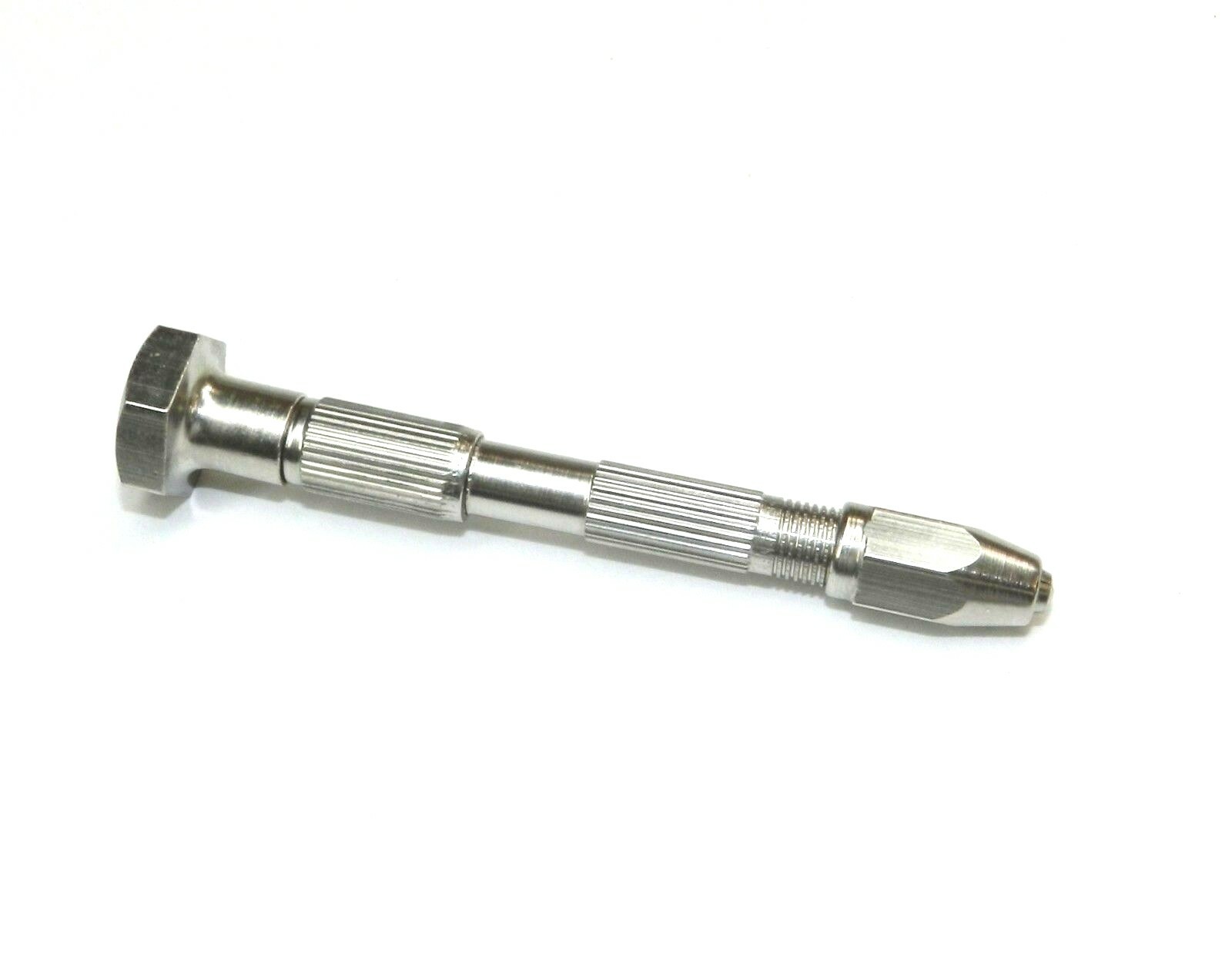 Pin Vise Swivel Head 2 Chuck 4 Sizes Hand Drill Tool Capacity Range 0-1/8″