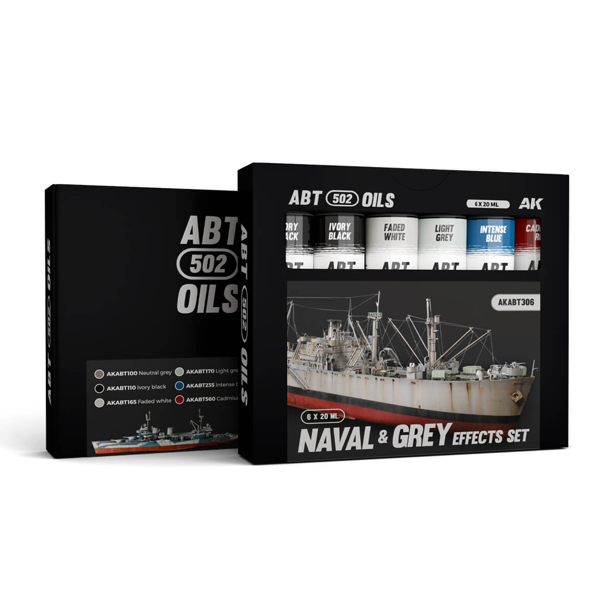 Abteilung 502 Naval and Grey Effects Modeling Oil Paint Set ABT306