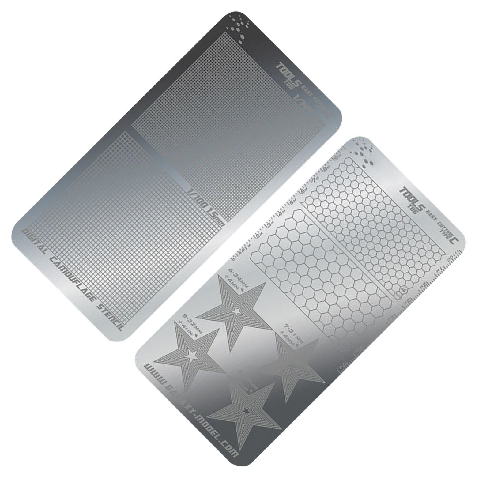 T06A03 Stainless Steel Masking Sheet Easy Cutting Type Board Hobby Tools Add