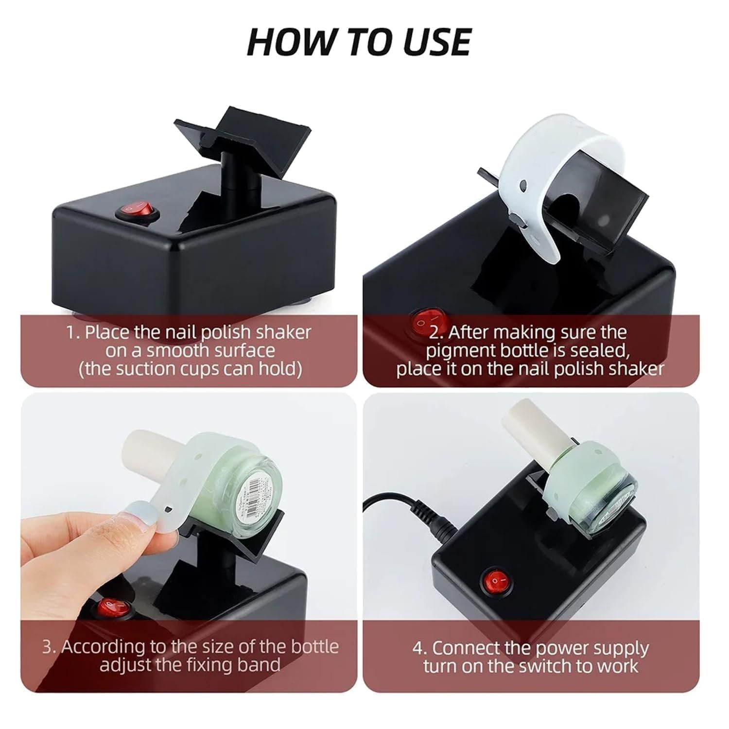 Electric Paint Shaker for Model Hobby Kits & Miniatures – Professional Vortex…
