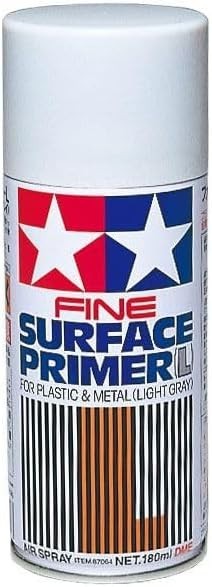 Tamiya #87064 Surface Primer Fine Grey Spray 180 ml
